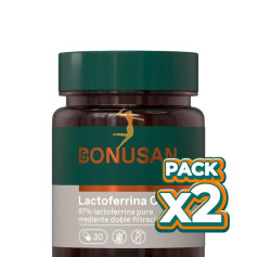 Pack 2x LACTOFERRINA CLN 300 30 CÁPSULAS GASTRORRESISTENTES BONUSAN