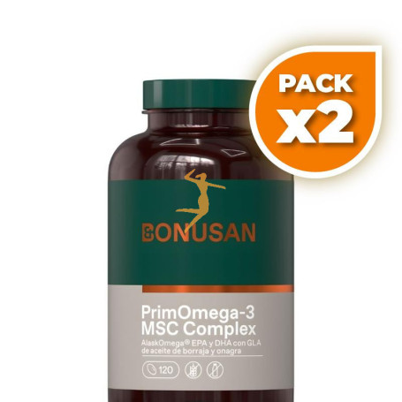 Pack 2x PRIMOMEGA-3 MSC COMPLEX 120 PERLAS BONUSAN