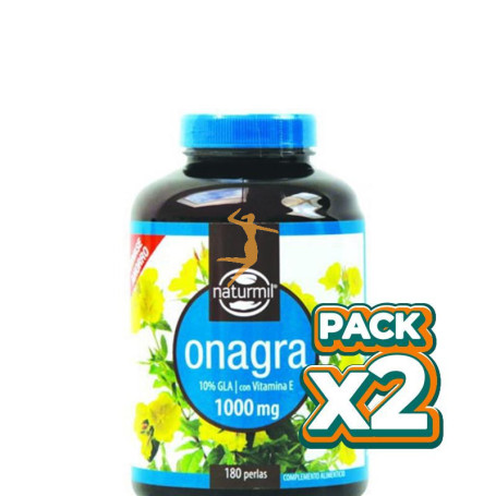 Pack 2x ONAGRA 1.000Mg. 180 PERLAS NATURMIL