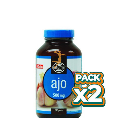 Pack 2x AJO 500Mg. 240 PERLAS NATURMIL