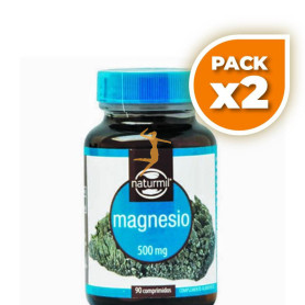 Pack 2x MAGNESIO 500Mg. 90 COMPRIMIDOS NATURMIL