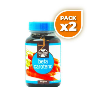 Pack 2x BETACAROTENO 60 CÁPSULAS NATURMIL