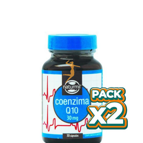 Pack 2x CO-ENZIMA Q10 30Mg. 30 PERLAS NATURMIL