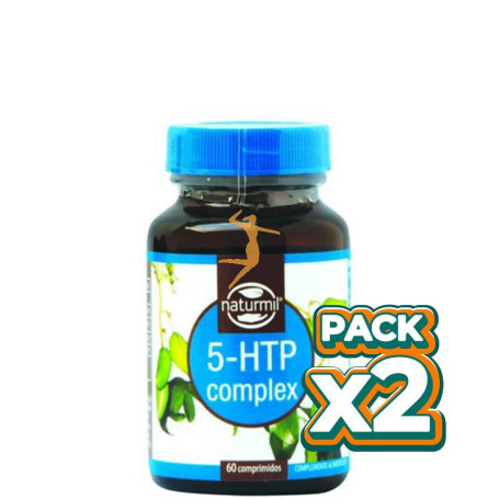 Pack 2x 5HTP 100Mg. 60 COMPRIMIDOS NATURMIL
