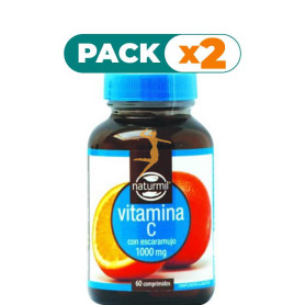 Pack 2x VITAMINA C 1.000Mg. 60 COMPRMIDOS NATURMIL