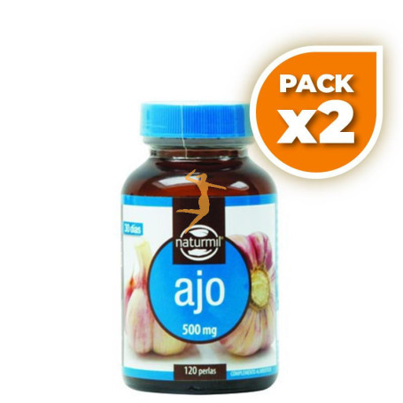 Pack 2x AJO 500Mg. 120 PERLAS NATURMIL