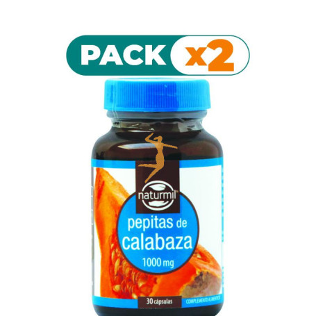 Pack 2x CALABAZA 1.000Mg. 30 CÁPSULAS NATURMIL