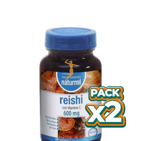 Pack 2x REISHI 600Mg. 60 COMPRIMIDOS NATURMIL