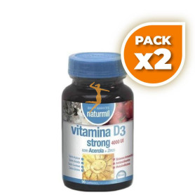 Pack 2x VITAMINA D3 STRONG 4000UI 90 COMPRIMIDOS NATURMIL