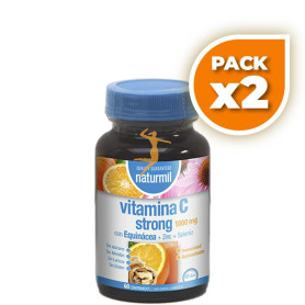 Pack 2x VITAMINA C STRONG 1000Mg 60 COMPRIMIDOS NATURMIL