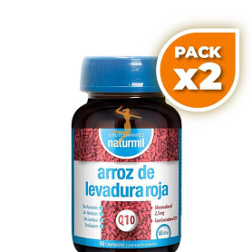 Pack 2x LEVADURA DE ARROZ ROJO 60 COMPRIMIDOS NATURMIL