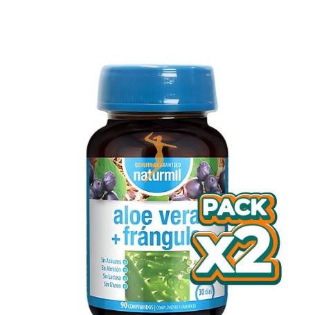 Pack 2x ALOE VERA + FRANGULA 90 COMPRIMIDOS NATURMIL