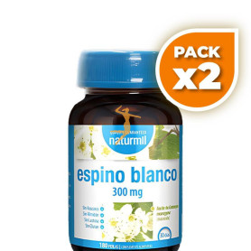 Pack 2x ESPINO BLANCO 300MG 180 PERLAS NATURMIL