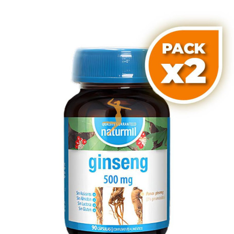Pack 2x GINSENG 500MG 90 CÁPSULAS NATURMIL