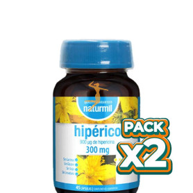 Pack 2x HIPÉRICO 300MG 90 CÁPSULAS NATURMIL