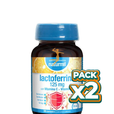 Pack 2x LACTOFERRINA 125MG 30 COMPRIMIDOS NATURMIL