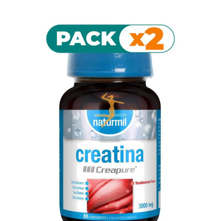Pack 2x CREATINA 80 COMPRIMIDOS NATURMIL