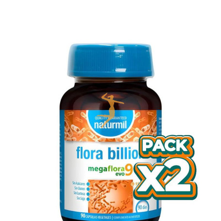 Pack 2x FLORA BILLION 90 CAPSULAS NATURMIL
