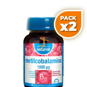 Pack 2x METILCOBALAMINA 60 CÁPSULAS NATURMIL