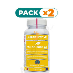 Pack 2x VITAMINA D3 AB 5.000UI 90 TABLETAS AIRBIOTIC