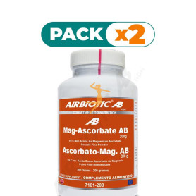 Pack 2x MAG-ASCORBATE AB 200Gr. AIRBIOTIC