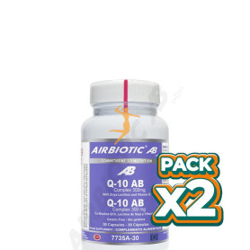 Pack 2x Q-10 AB COMPLEX 300Mg. 30 CÁPSULAS AIRBIOTIC