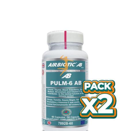 Pack 2x PULM-6 AB 60 CÁPSULAS AIRBIOTIC
