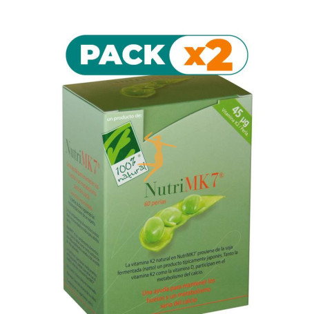 Pack 2x NUTRIMK7 HUESOS 60 PERLAS 100% NATURAL