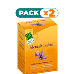 Pack 2x MENTALCONFORT 30 CÁPSULAS 100% NATURAL