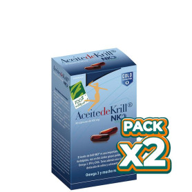 Pack 2x ACEITE DE KRILL 80 CÁPSULAS 100% NATURAL