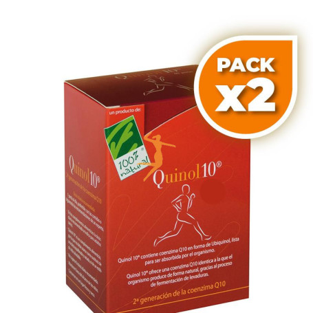 Pack 2x QUINOL10 50Mg. 90 CÁPSULAS 100% NATURAL