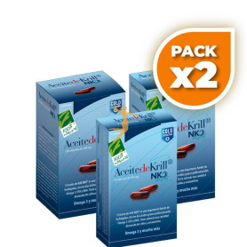 Pack 2x ACEITE DE KRILL NKO 40 PERLAS 500Mg. 100% NATURAL