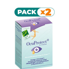 Pack 2x OCUPROTECT 30 CÁPSULAS Y 30 PERLAS 100% NATURAL