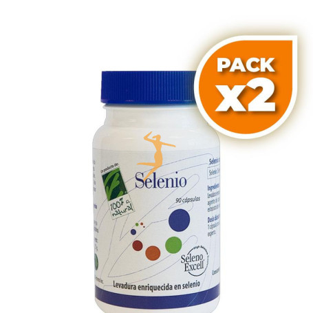 Pack 2x SELENIO 90 CÁPSULAS 100% NATURAL