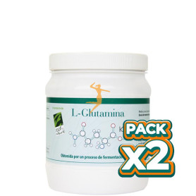 Pack 2x L-GLUTAMINA 504Gr. 100% NATURAL