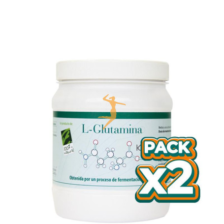 Pack 2x L-GLUTAMINA 504Gr. 100% NATURAL