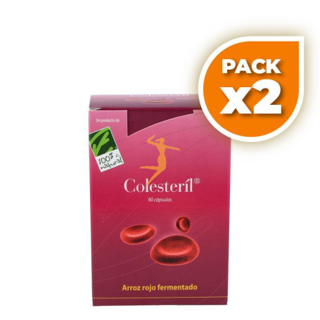 Pack 2x Colesteríl 90 Capsulas CIENPORCIEN NATURAL