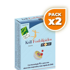Pack 2x KRILL FOSFOLÍPIDOS PL+DHA 30 PERLAS 100% NATURAL