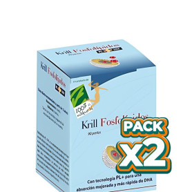 Pack 2x KRILL FOSFOLÍPIDOS PL+DHA 90 PERLAS 100% NATURAL