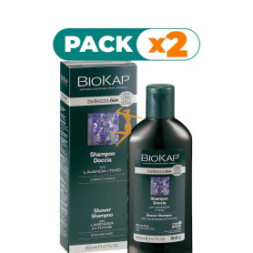 Pack 2x CHAMPU Y GEL DE DUCHA BIO ORGANIC ECOCERT 200 ML BIOKAP
