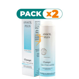 Pack 2x CHAMPU USO FRECUENTE 200 ML ANACIL PLUS