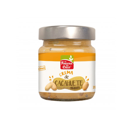 CREMA DE CACAHUETE CRUNCHY BIO 200Gr. FINESTRA