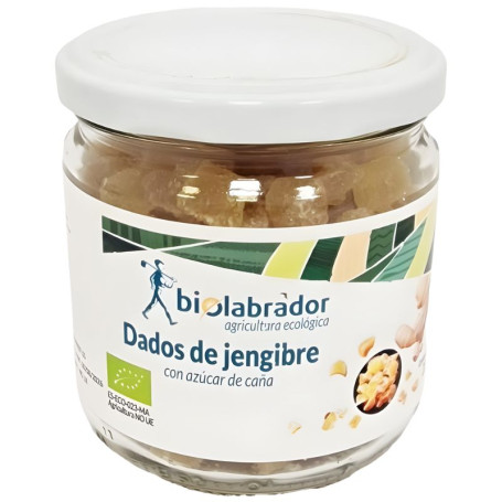 DADOS DE JENGIBRE CARAMELIZADO 200G BIOLABRADOR