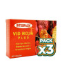 Pack 3x VID ROJA PLUS 60 CÁPSULAS INTEGRALIA
