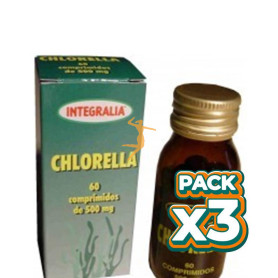 Pack 3x CHLORELLA COMPRIMIDOS INTEGRALIA