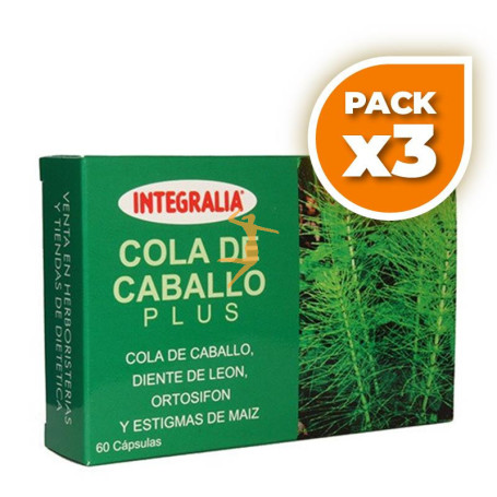Pack 3x COLA DE CABALLO PLUS INTEGRALIA