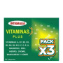 Pack 3x VITAMINAS PLUS 30 CÁPSULAS INTEGRALIA