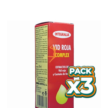 Pack 3x VID ROJA COMPLEX EXTRACTO 50Ml. INTEGRALIA