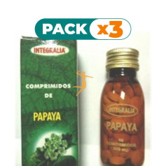 Pack 3x PAPAYA COMPRIMIDOS INTEGRALIA