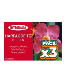 Pack 3x HARPAGOFITO PLUS 60 CÁPSULAS INTEGRALIA